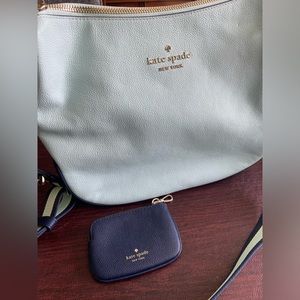 Kate Spade Rosie Crossbody Bag - GORGEOUS Aqua and Navy colors for the Spring
